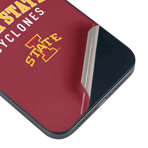 Iowa State University Collegiate Text iPhone 14 Plus Skin